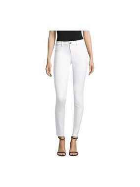 Lafayette 148 New York White Acclaimed Stretch Mercer Pant Size 16